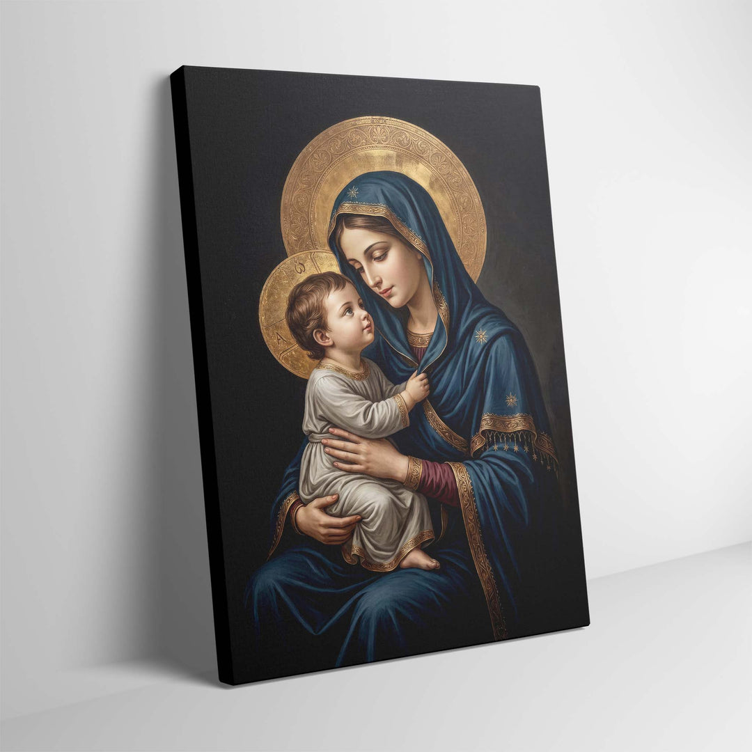 Virgin Mary and Jesus Christ (Colored Version)
