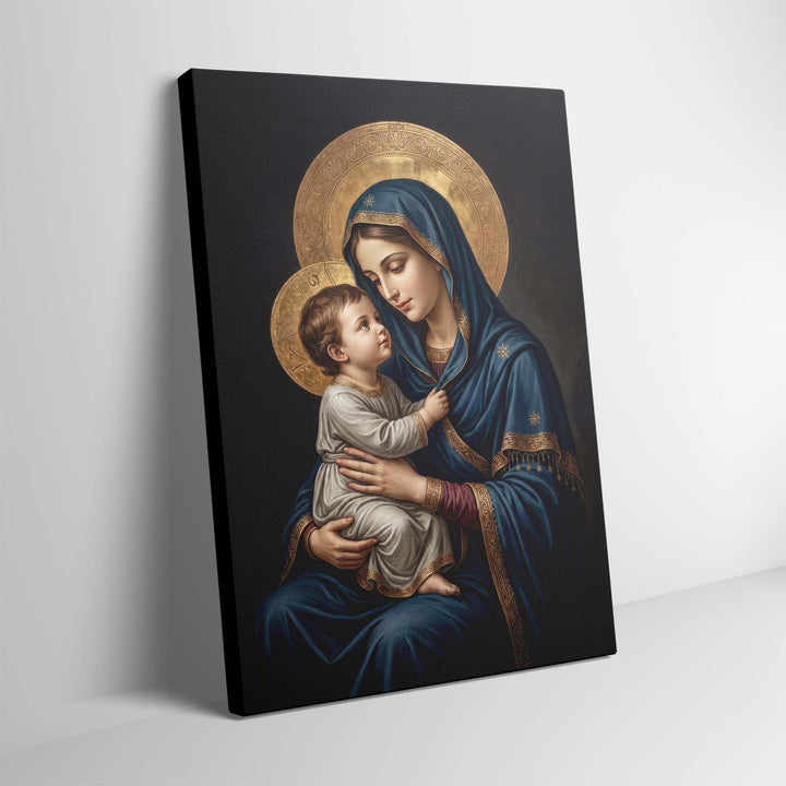 Virgin Mary and Jesus Christ (Colored Version)