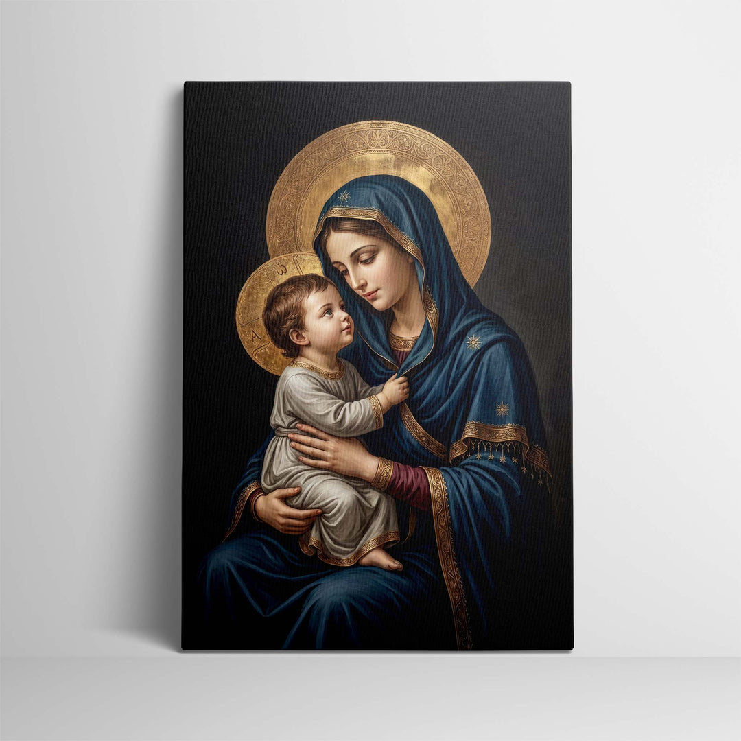 Virgin Mary and Jesus Christ (Colored Version)