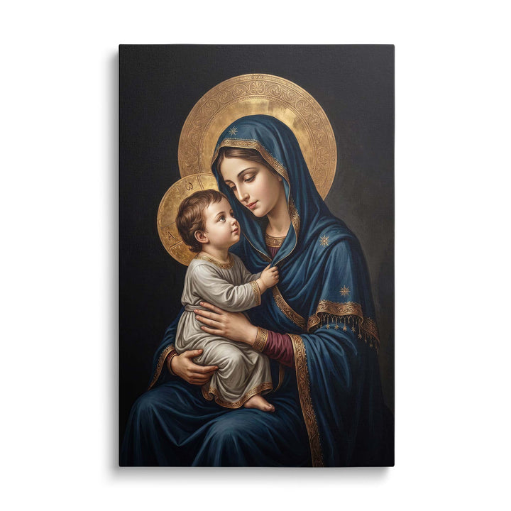 Virgin Mary and Jesus Christ (Colored Version)