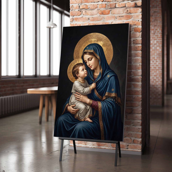 Virgin Mary and Jesus Christ (Colored Version)