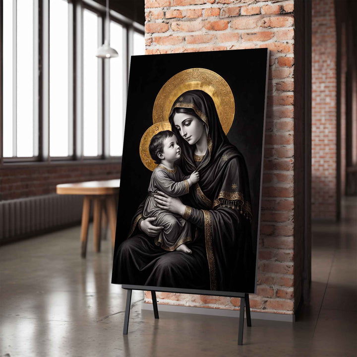 Virgin Mary and Jesus Christ