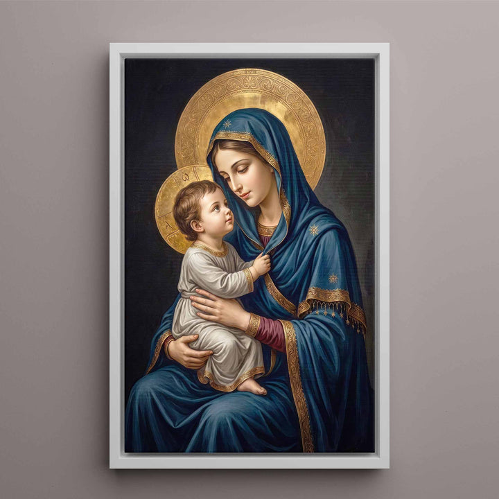 Virgin Mary and Jesus Christ (Colored Version)