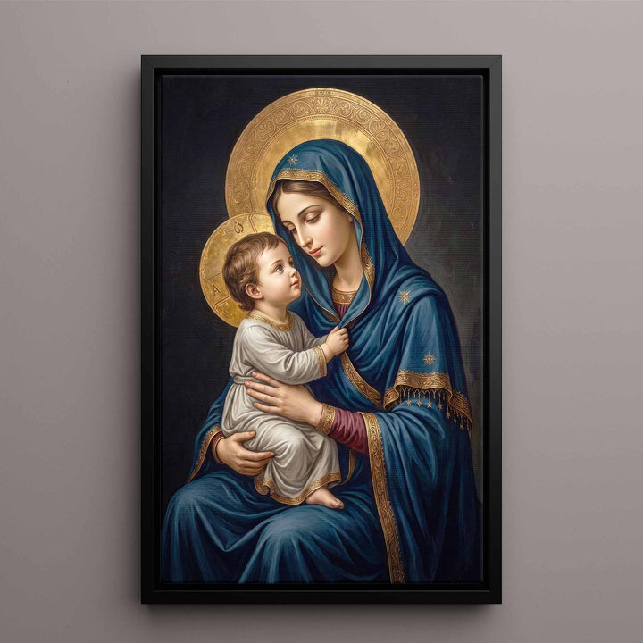 Virgin Mary and Jesus Christ (Colored Version)