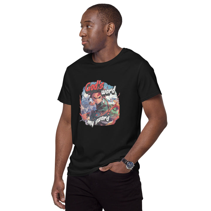 God's Word My Sword - Demon Slayer Tanjiro Men's Premium Cotton t-shirt