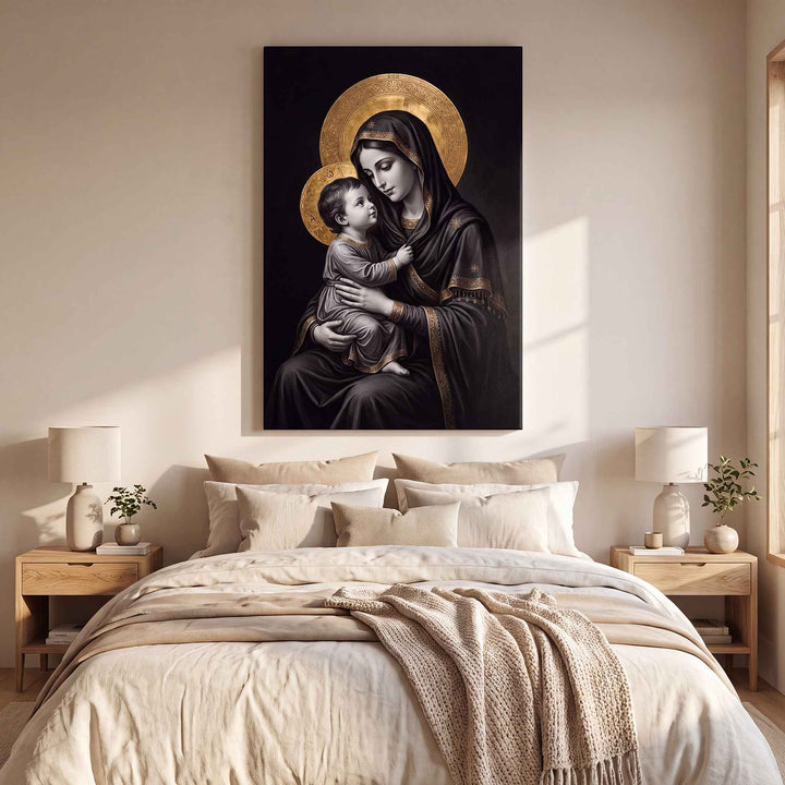 Virgin Mary and Jesus Christ