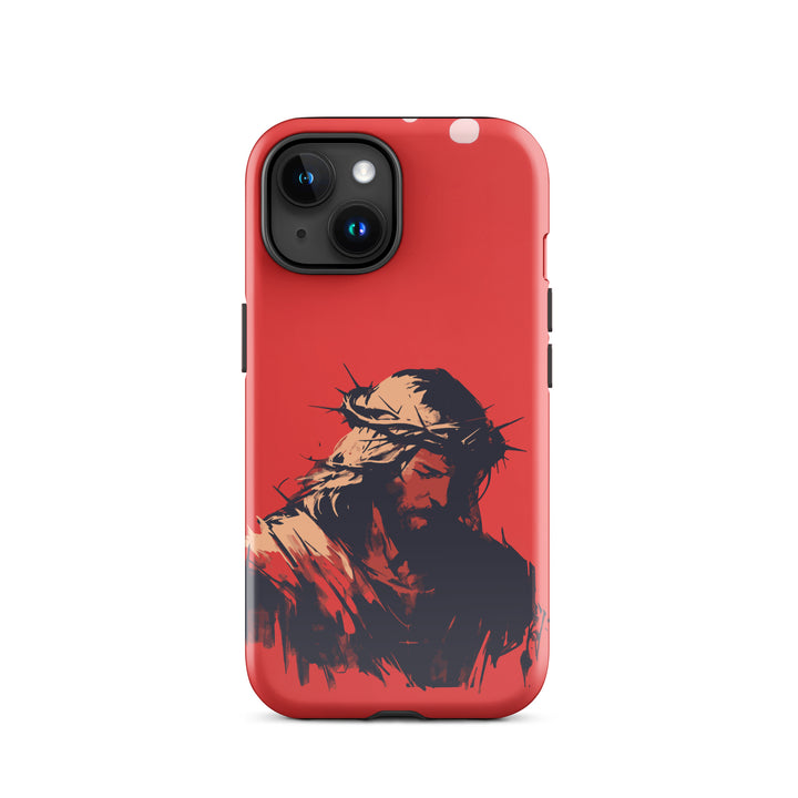 Crown Of Thorns Silhouette Tough Case for iPhone®