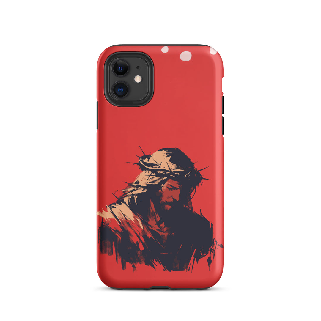 Crown Of Thorns Silhouette Tough Case for iPhone®