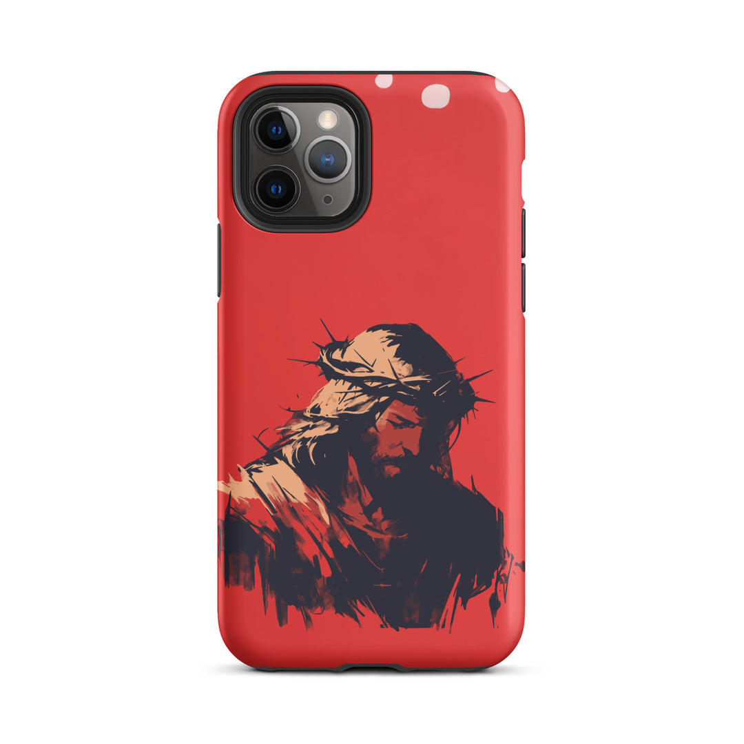 Crown Of Thorns Silhouette Tough Case for iPhone®