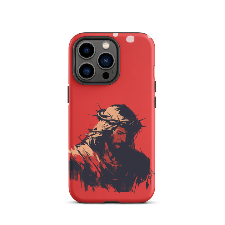 Crown Of Thorns Silhouette Tough Case for iPhone®