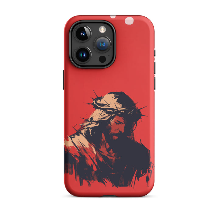 Crown Of Thorns Silhouette Tough Case for iPhone®