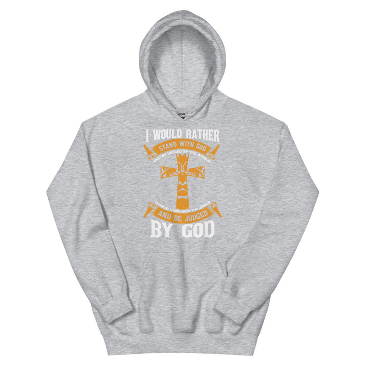 I would Rather Stand With God - Unisex Heavy Blend Hooded Sweatshirt